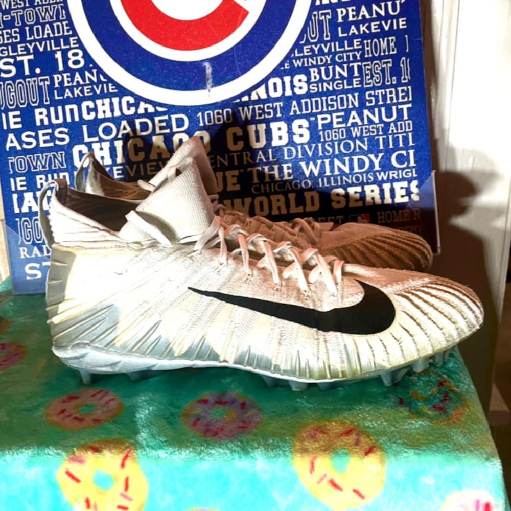 Lot of 2 pair of Nike Cleats 1 Vapor Fastflex SZ13 & 1 Nike Alpha Menace SZ14 - Picture 12 of 14